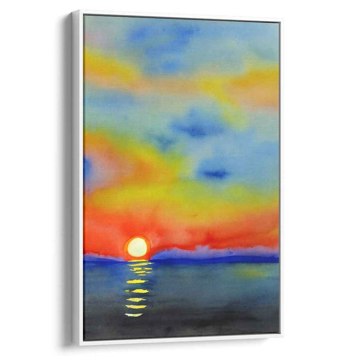 Watercolor Sunset #232