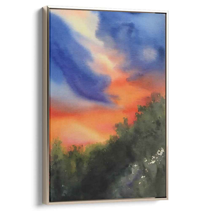 Rainbow Dreamscape: A Watercolor Reverie