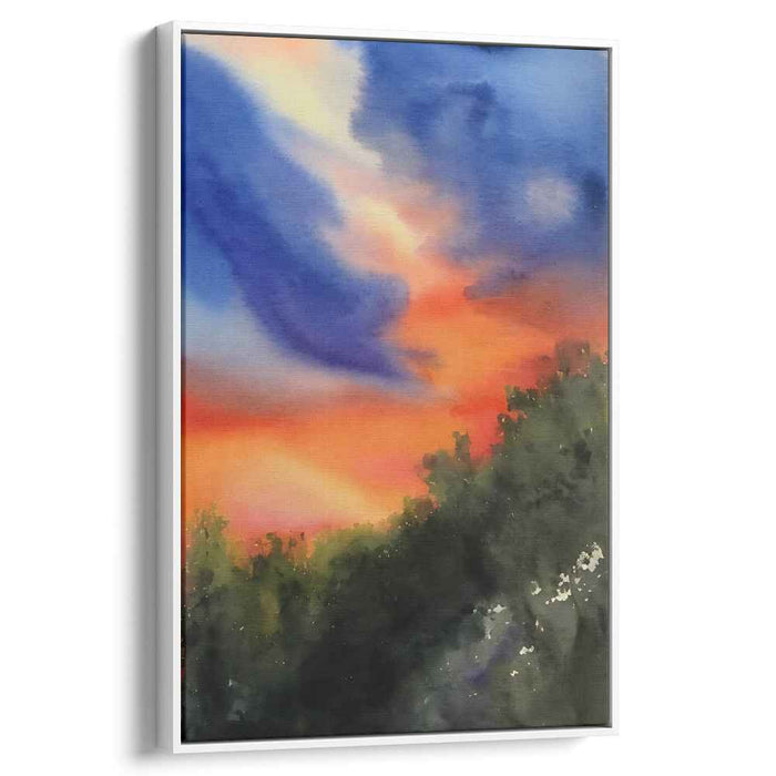 Rainbow Dreamscape: A Watercolor Reverie