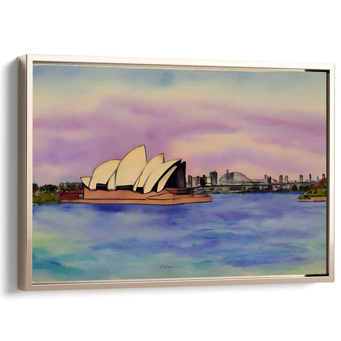 Sydney Symphony: Opera House and Harbour Bridge Canvas Art Print