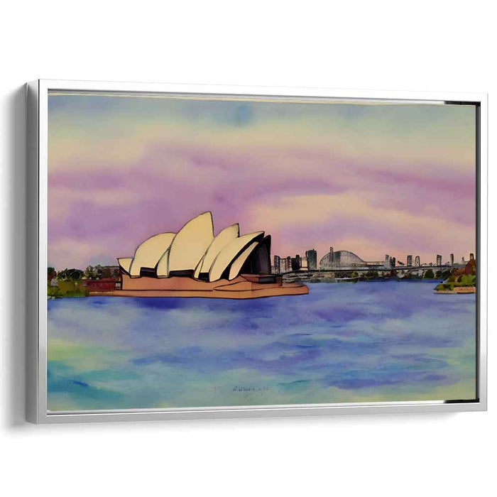 Sydney Symphony: Opera House and Harbour Bridge Canvas Art Print