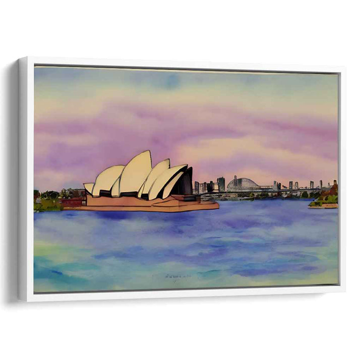 Sydney Symphony: Opera House and Harbour Bridge Canvas Art Print