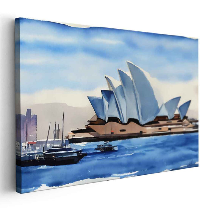 Watercolor Sydney Opera House #114