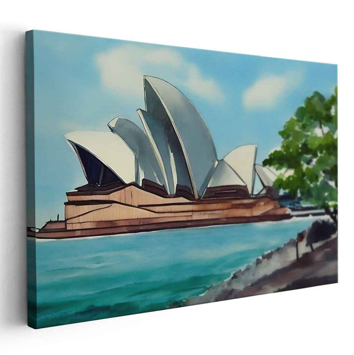Watercolor Sydney Opera House #115