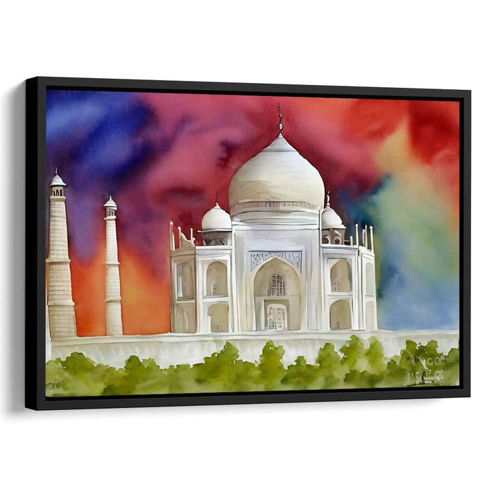 Watercolor Taj Mahal #108