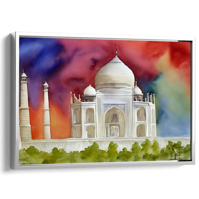Watercolor Taj Mahal #108