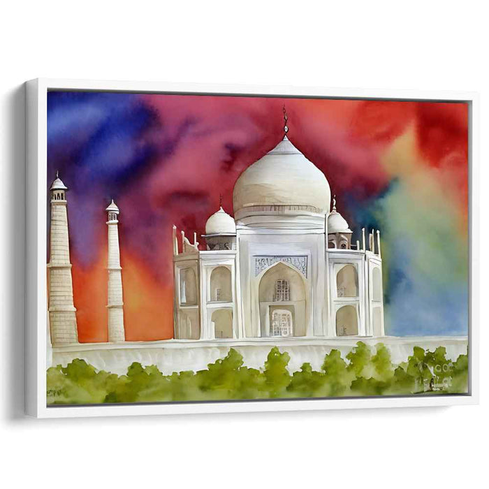 Watercolor Taj Mahal #108