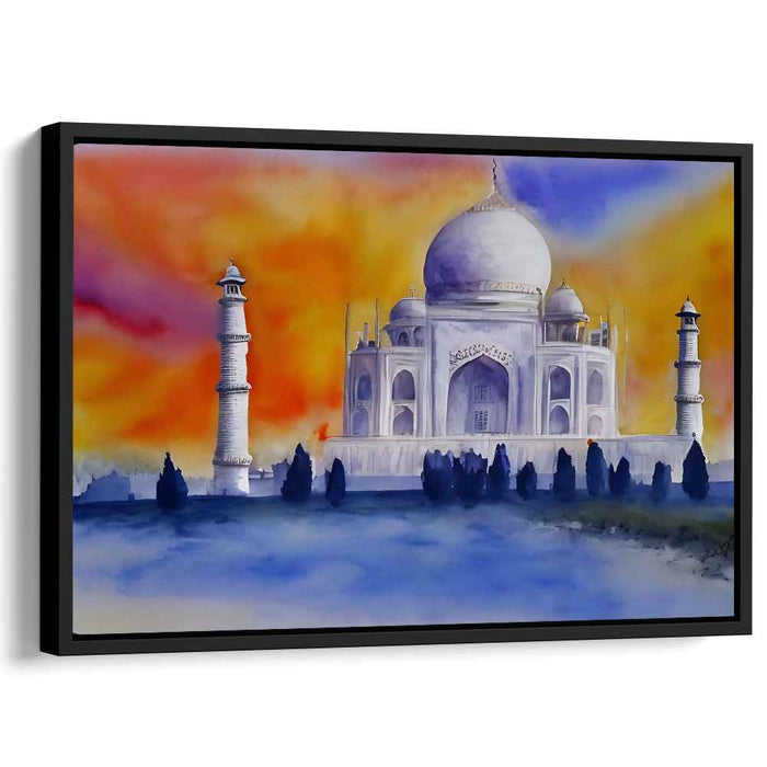 Watercolor Taj Mahal #113