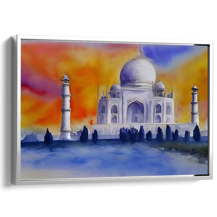 Watercolor Taj Mahal #113