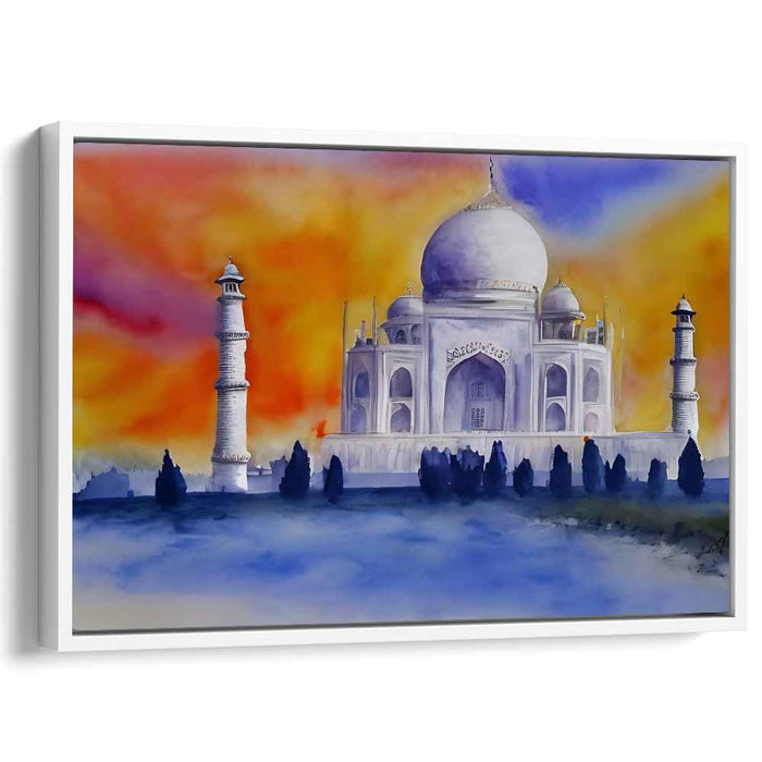 Watercolor Taj Mahal #113