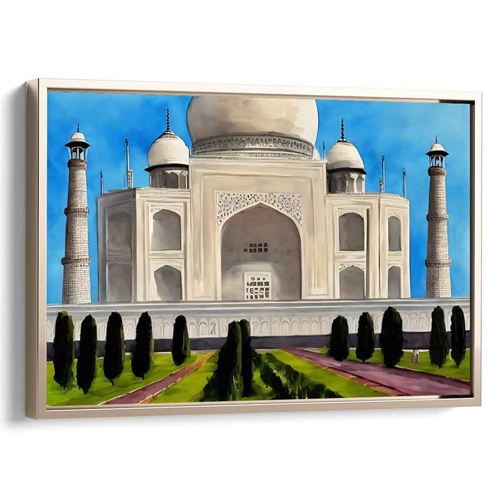 Watercolor Taj Mahal #123