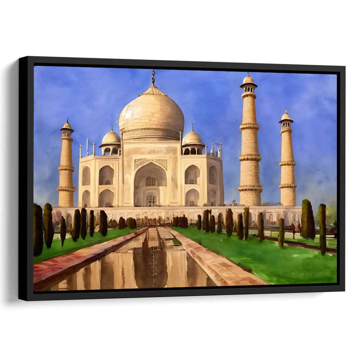 Watercolor Taj Mahal #129