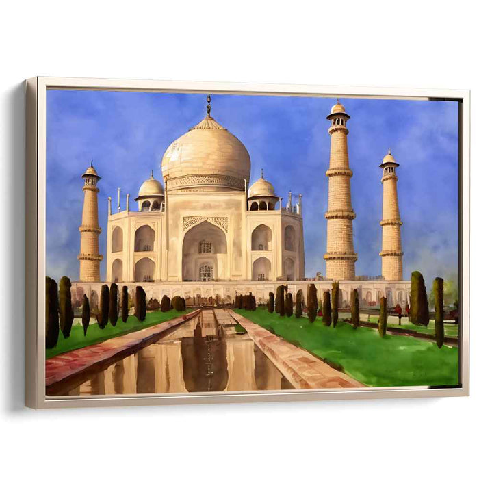 Watercolor Taj Mahal #129
