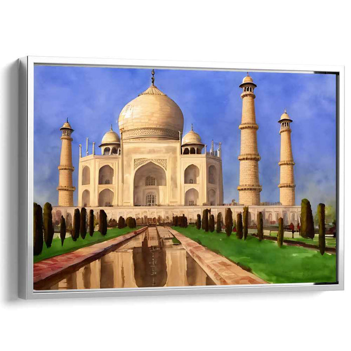 Watercolor Taj Mahal #129