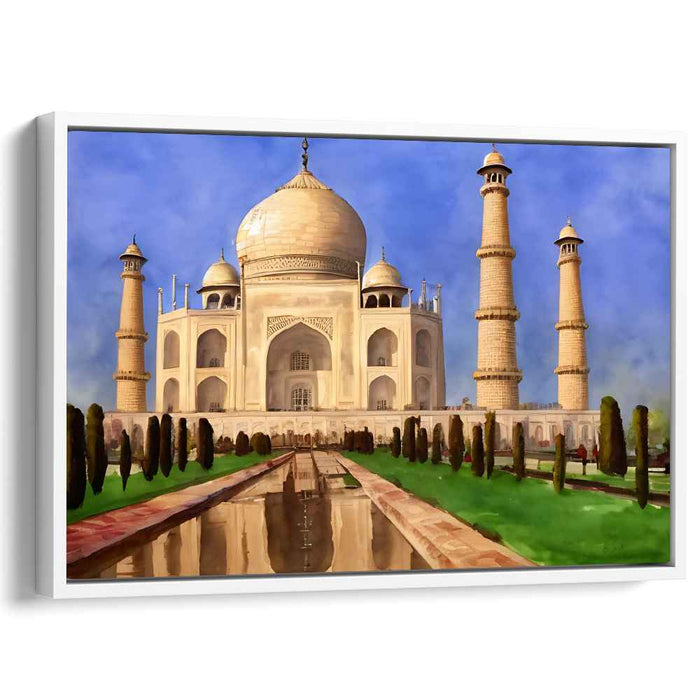 Watercolor Taj Mahal #129