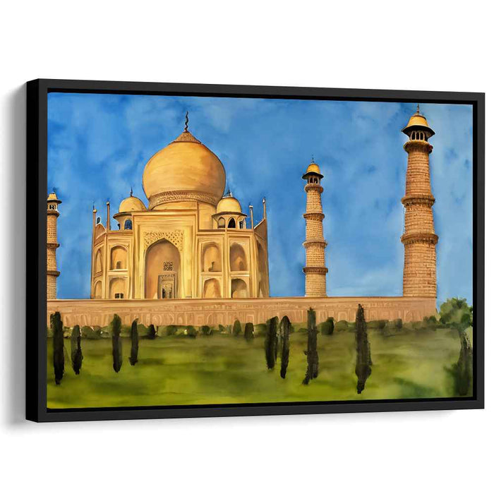 Watercolor Taj Mahal #132