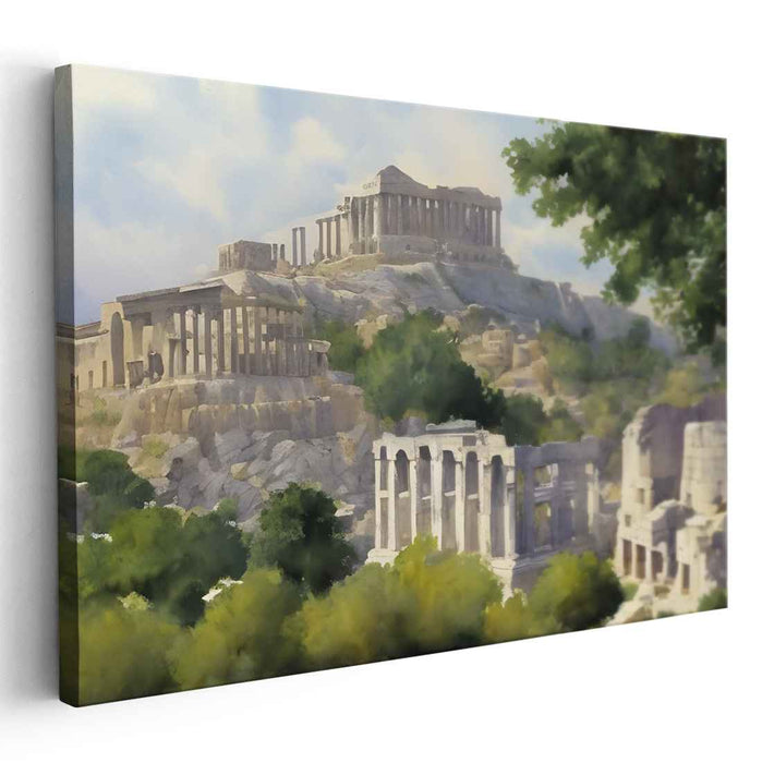 Watercolor Acropolis #102
