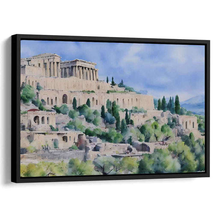 Watercolor Acropolis #105