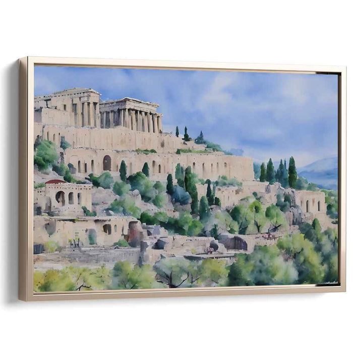 Watercolor Acropolis #105