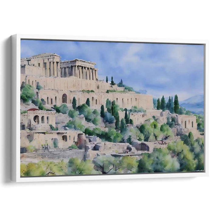 Watercolor Acropolis #105