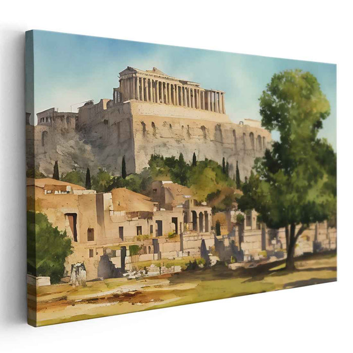 Watercolor Acropolis #108