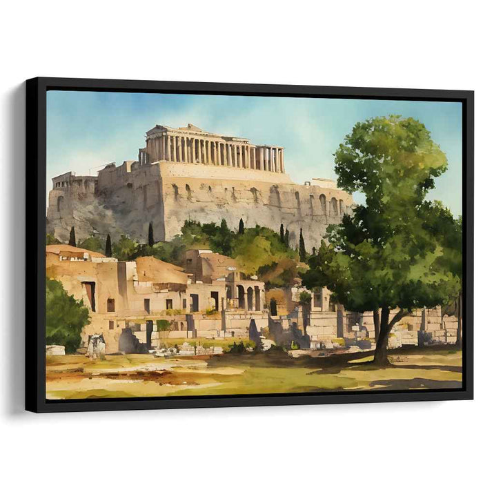 Watercolor Acropolis #108