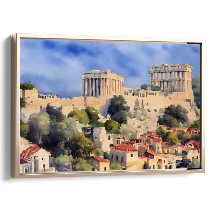 Watercolor Acropolis #118
