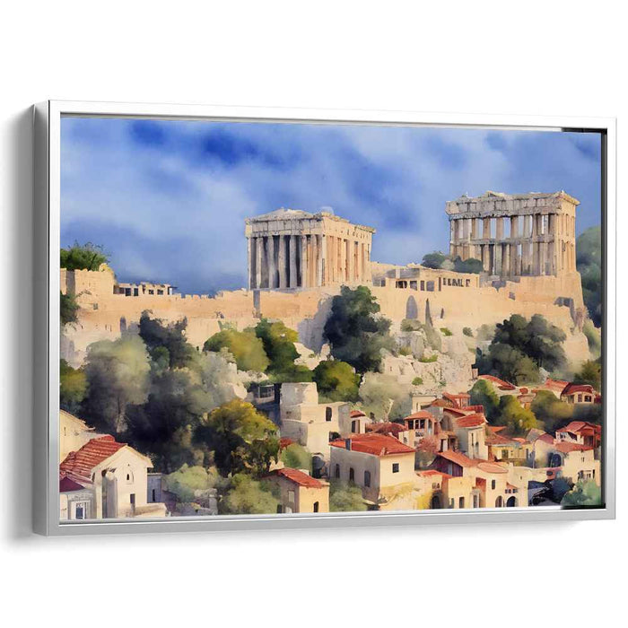 Watercolor Acropolis #118