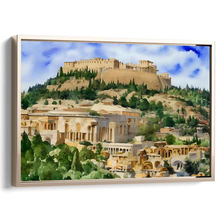 Majestic Ancient Citadel: A Timeless Tribute to Classical Architecture