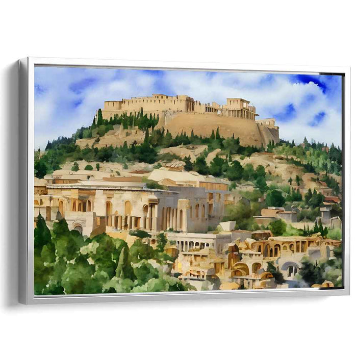 Majestic Ancient Citadel: A Timeless Tribute to Classical Architecture