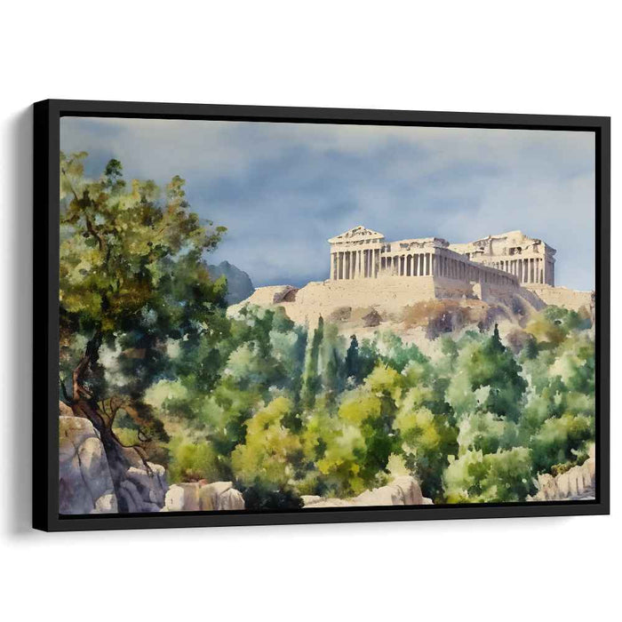 Watercolor Acropolis #137