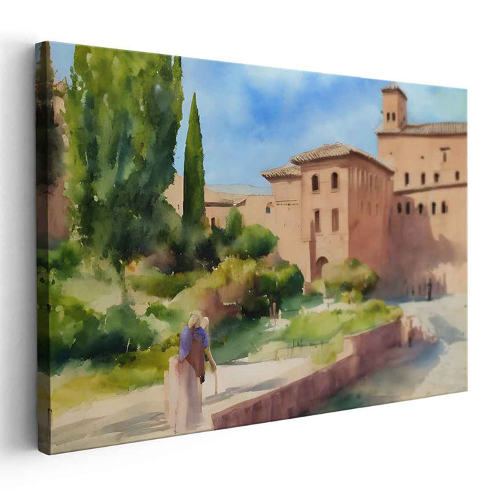 Watercolor Alhambra #105