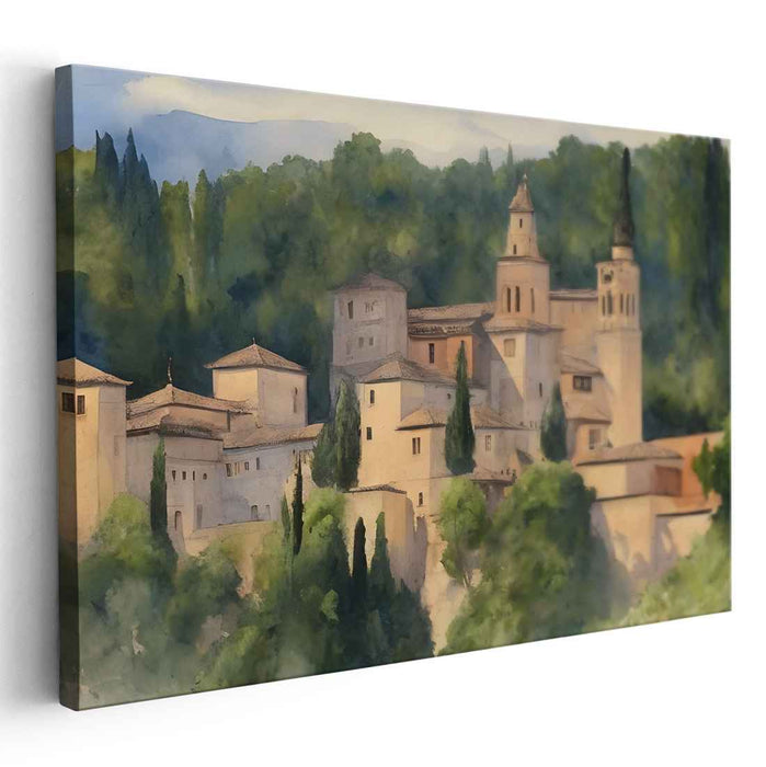 Watercolor Alhambra #107