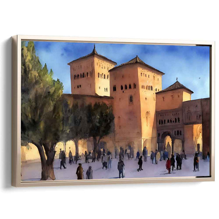 Sunlit Alhambra: A Day in History's Embrace