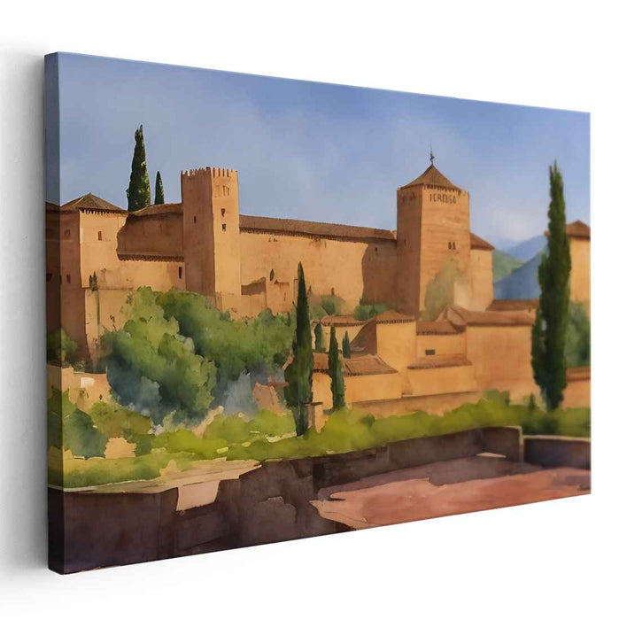 Watercolor Alhambra #116