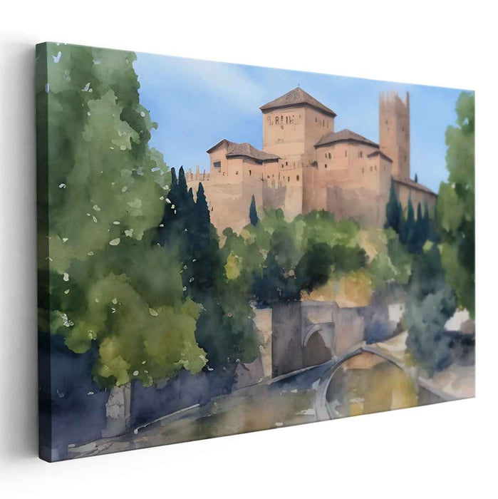 Watercolor Alhambra #125