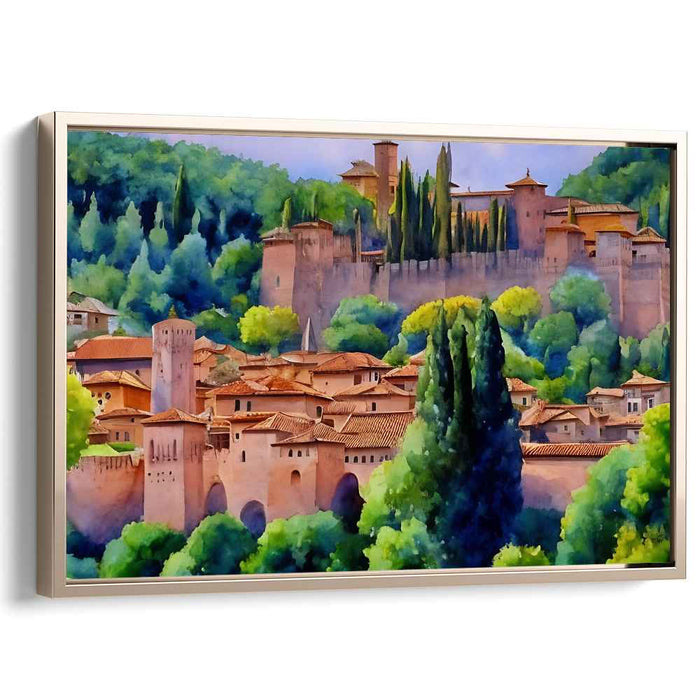 Watercolor Alhambra #134