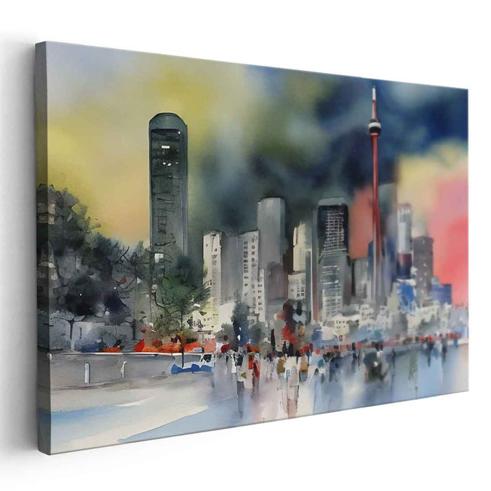 Watercolor CN Tower #105