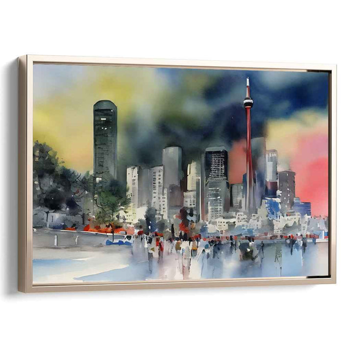 Watercolor CN Tower #105