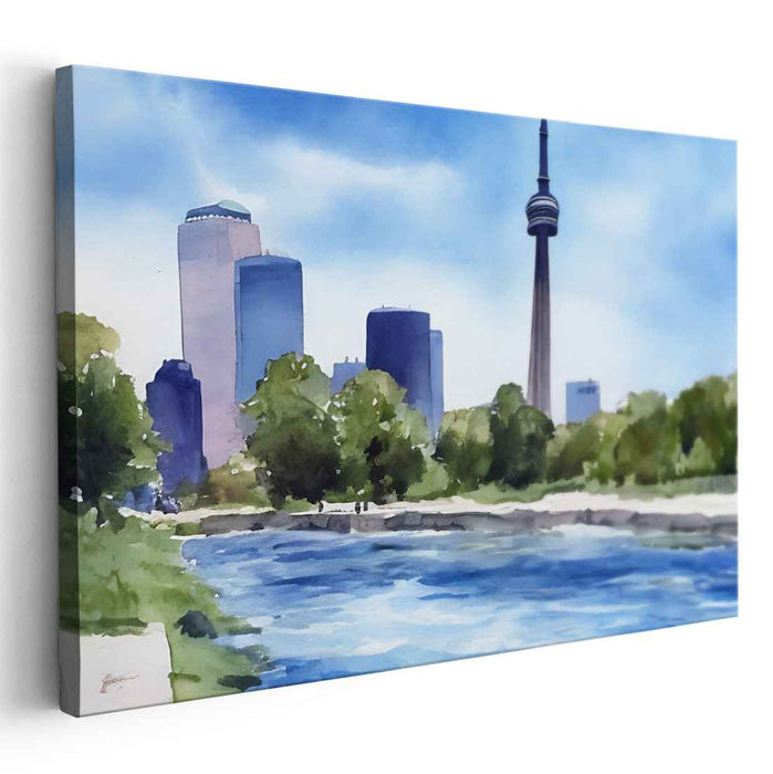 Watercolor CN Tower #106