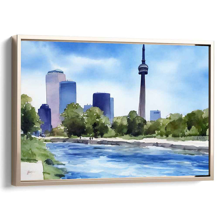 Watercolor CN Tower #106