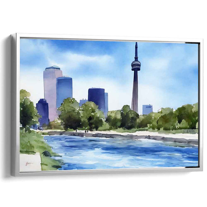 Watercolor CN Tower #106