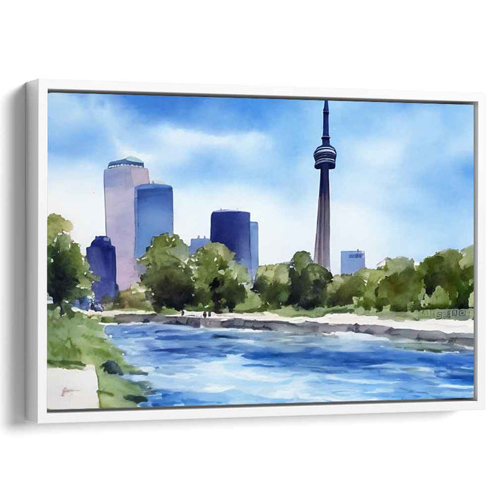 Watercolor CN Tower #106
