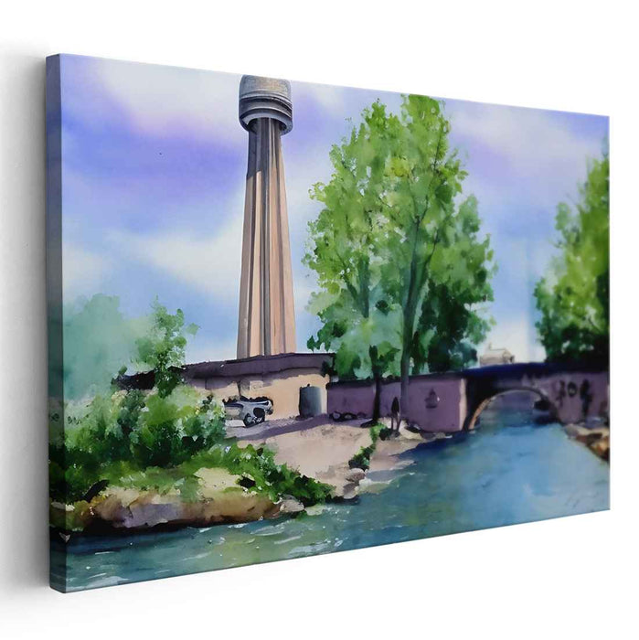 Watercolor CN Tower #113