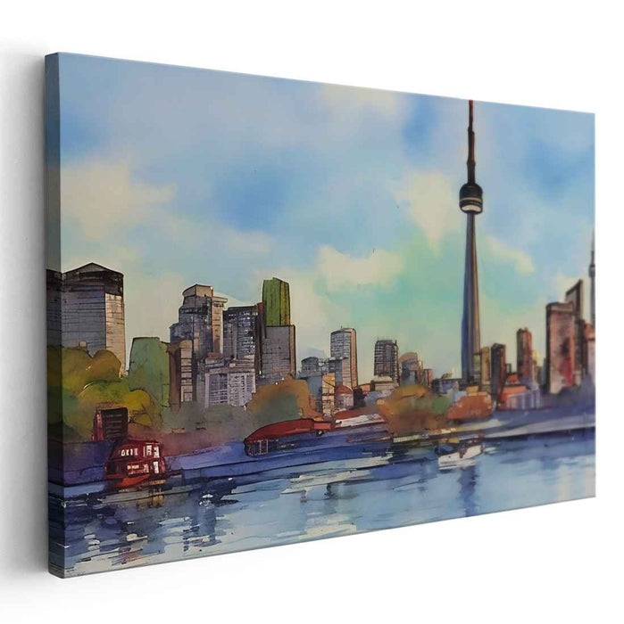 Watercolor CN Tower #119