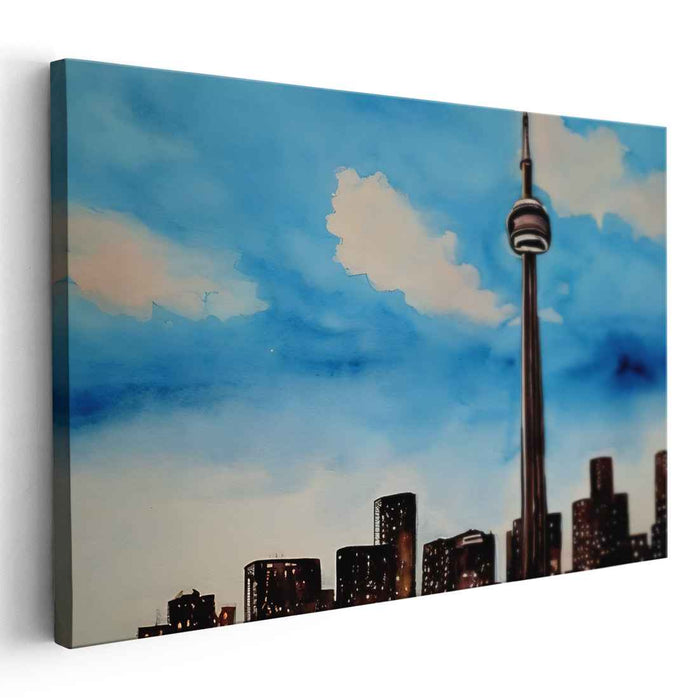 Watercolor CN Tower #126