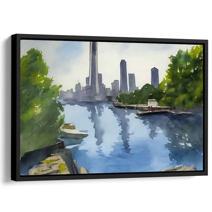 Watercolor CN Tower #128