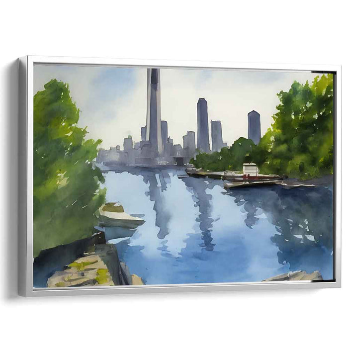 Watercolor CN Tower #128