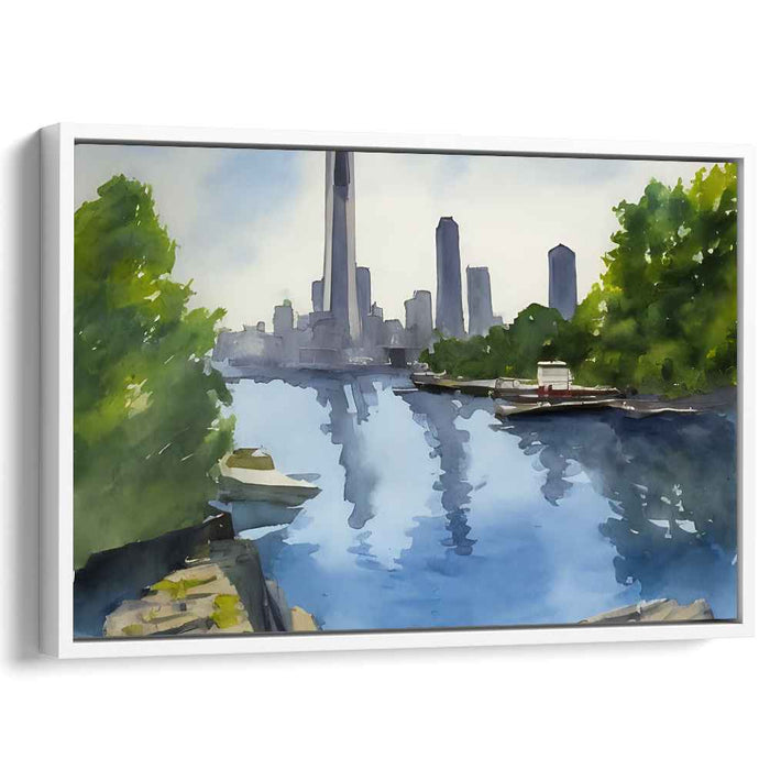 Watercolor CN Tower #128