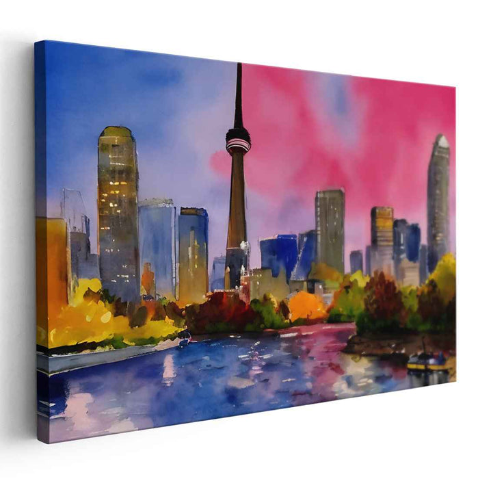 Watercolor CN Tower #138